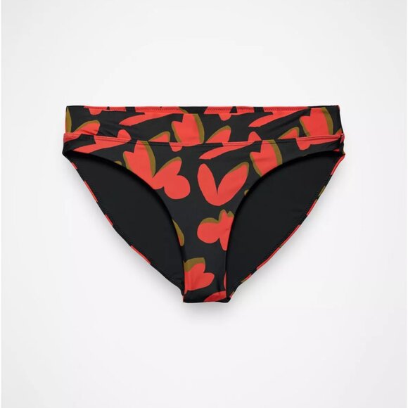 prAna Summer Wave Swim Bottom Size L | NWT | Rose Fire Indo Disco - Picture 1 of 6